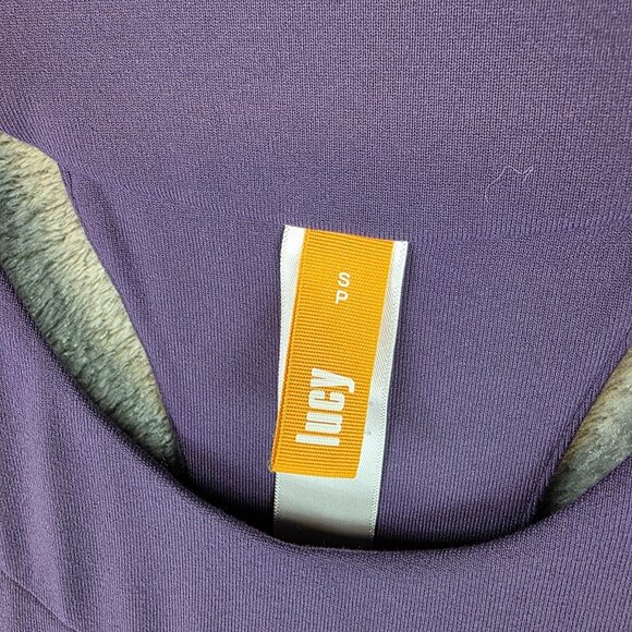 Lucy Dress Womens Small Purple Racerback Athletic A-Line Supplex Nylon Shelf Bra - Picture 2 of 8